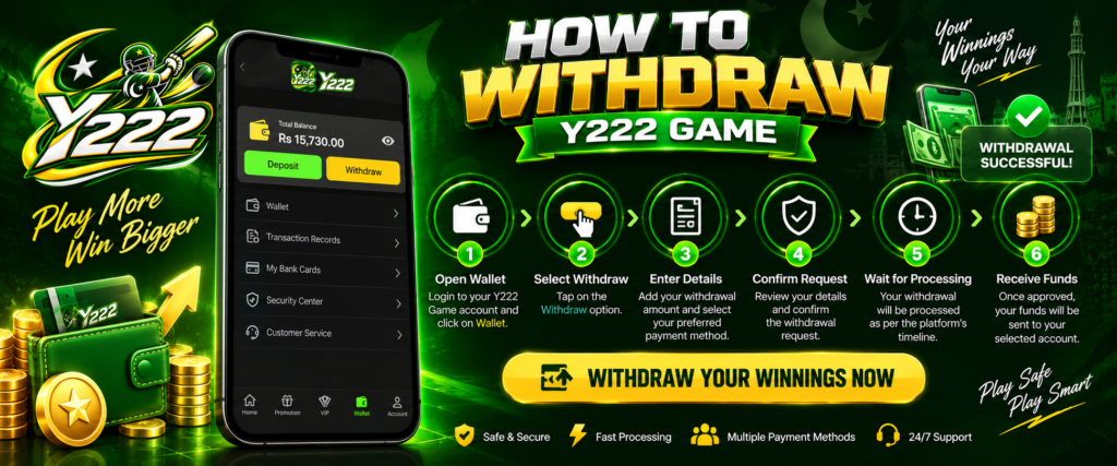 Y222 Game withdraw